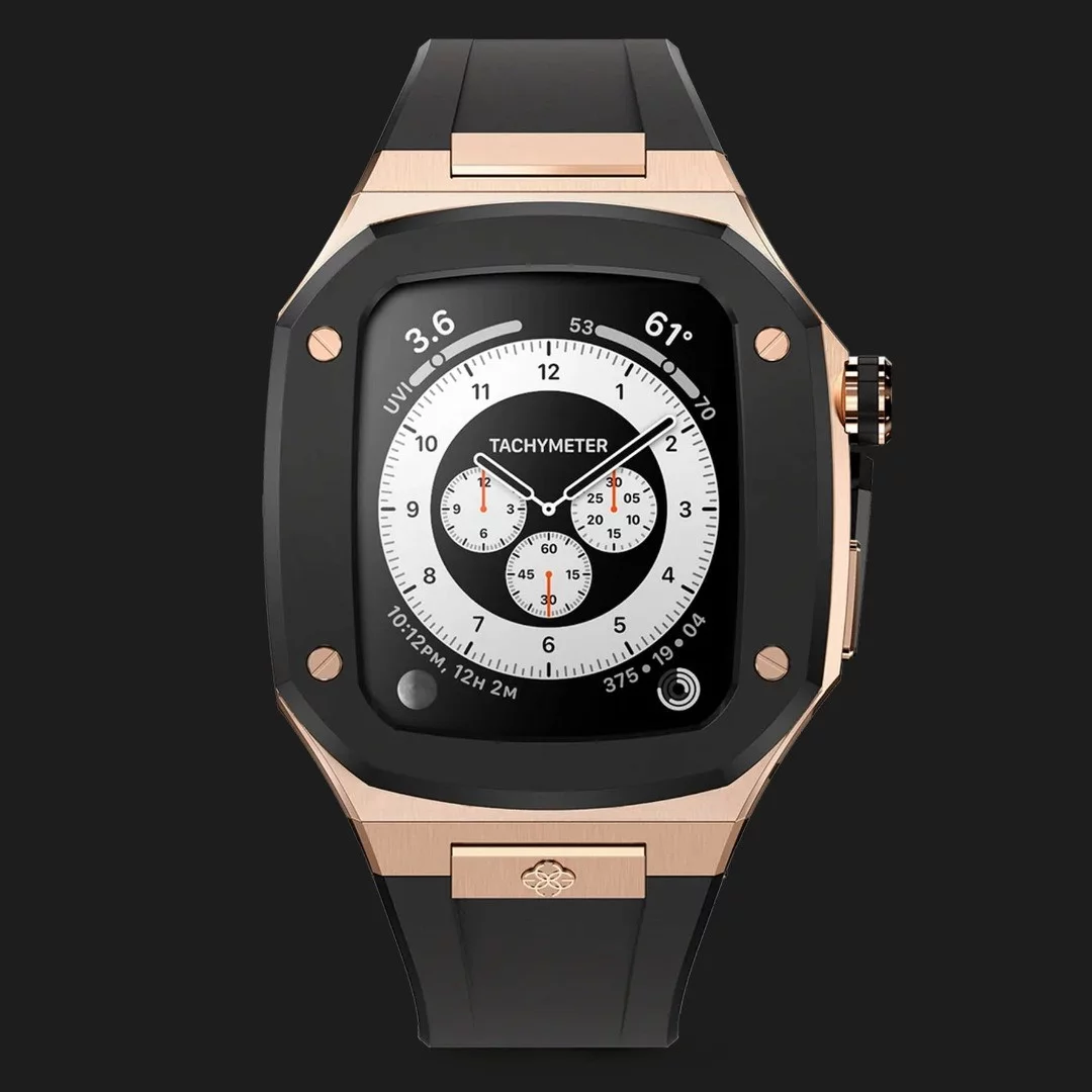 Корпус Golden Concept SP Rose Gold with Black Band для Apple Watch