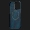 Чохол Pitaka MagEZ 3 Case для iPhone 14 Pro (Black/Blue Twill)