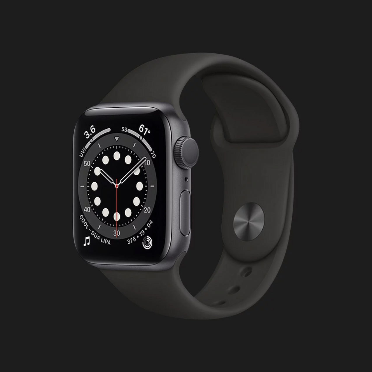 б/у Apple Watch Series 6, 44мм (Space Gray) (Ідеальний стан)