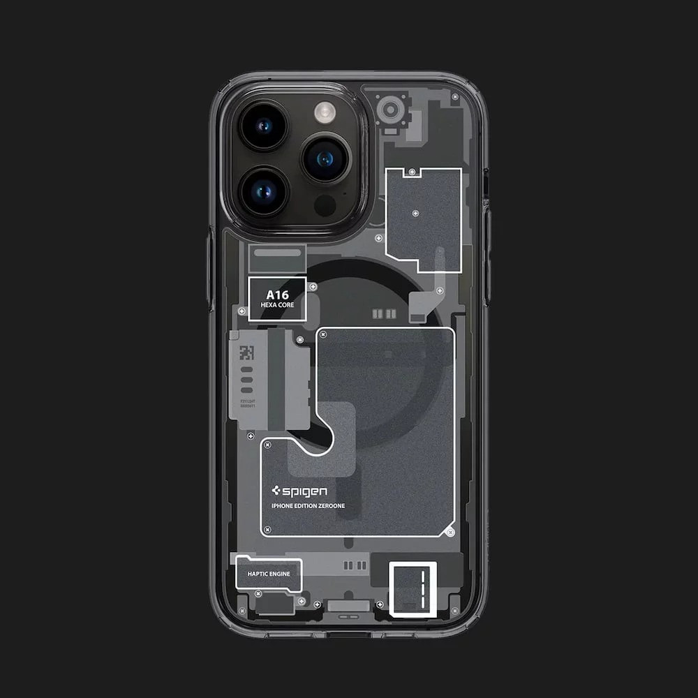 Чохол Spigen Ultra Hybrid Magsafe iPhone для 14 Pro Max (Zero One)