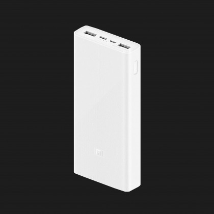 Портативний акумулятор Power Bank Xiaomi 3 18W 20000mAh (White)