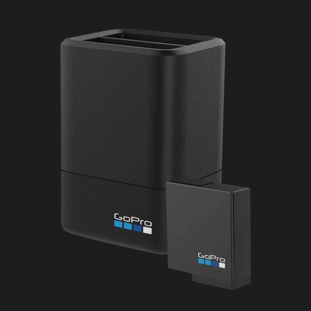 Зарядний пристрій GoPro Dual Battery Charger з батареєю для GoPro Hero 7, Hero 6 і Hero 5 (AADBD-001-RU)