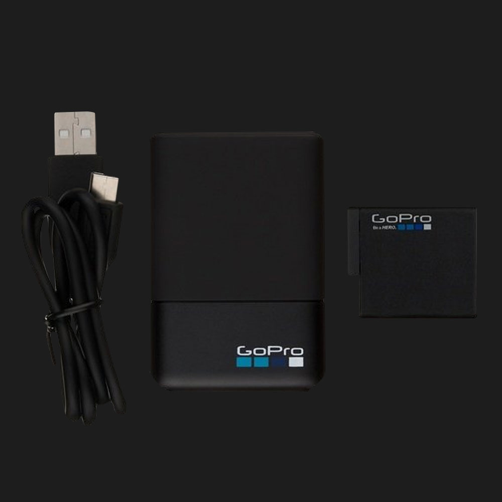 Зарядний пристрій GoPro Dual Battery Charger з батареєю для GoPro Hero 7, Hero 6 і Hero 5 (AADBD-001-RU)