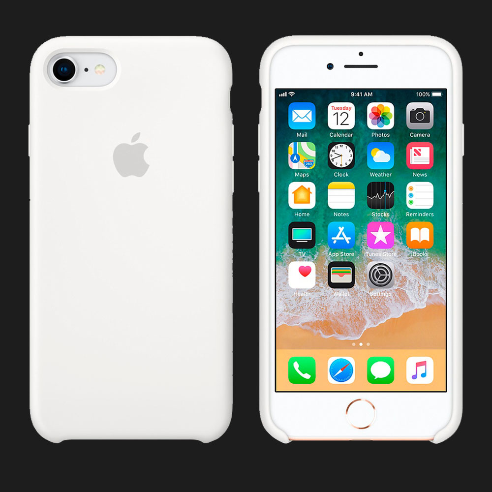 Оригінальний чохол Apple Silicone Case для iPhone 7/8 (White)