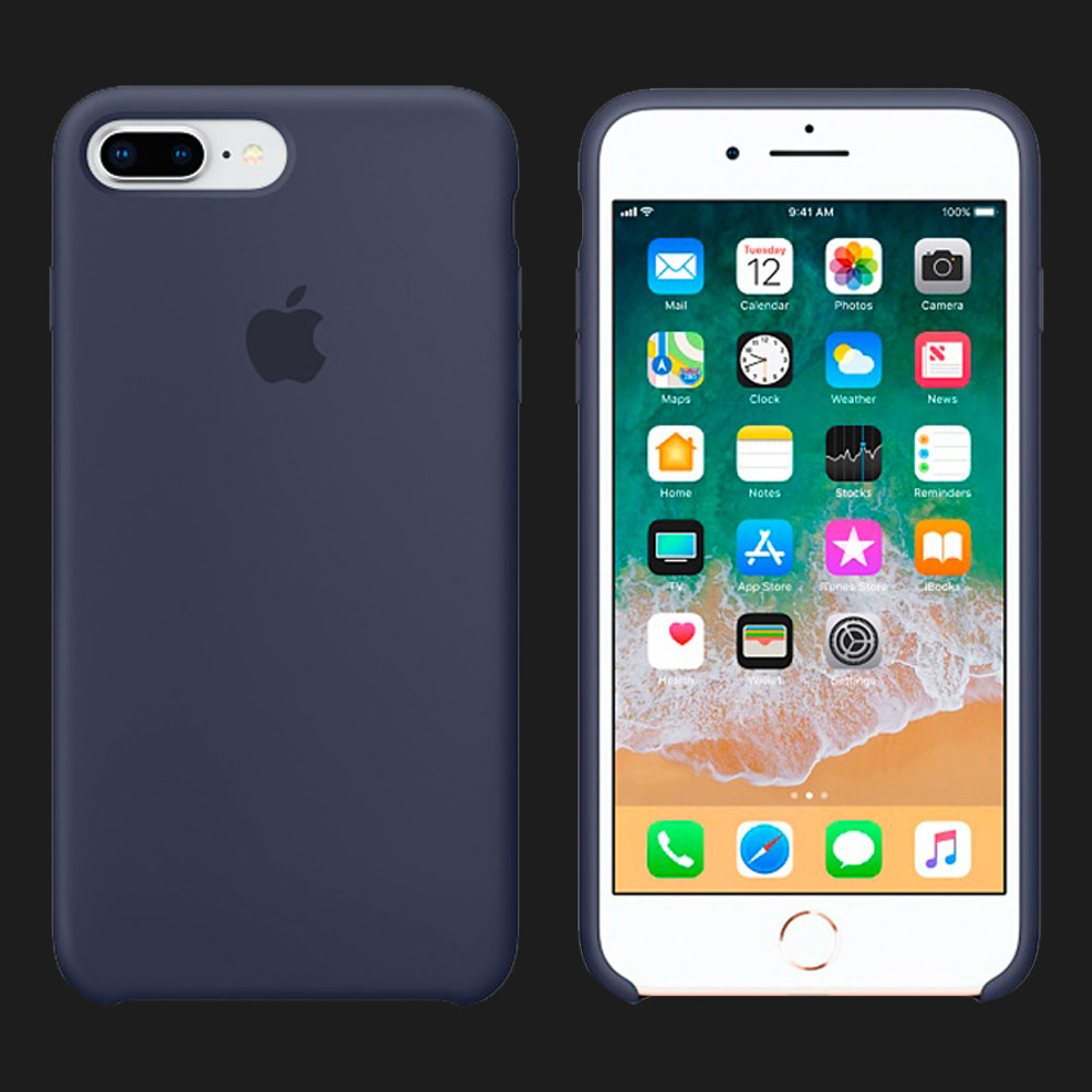 Оригінальний чохол Apple Silicone Case для iPhone 7 Plus/8 Plus (Midnight Blue)