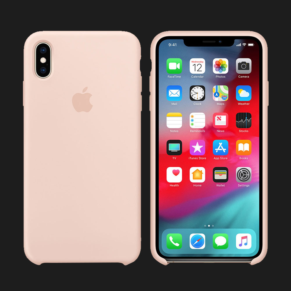 Оригінальний чохол Apple Silicone Case для iPhone Xs (Pink Sand)