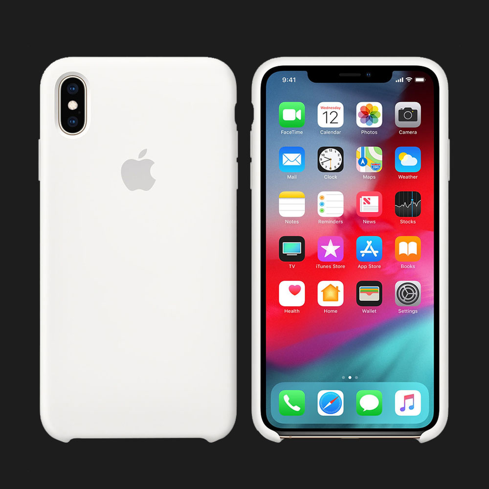 Оригінальний чохол Apple Silicone Case для iPhone Xs Max (White)