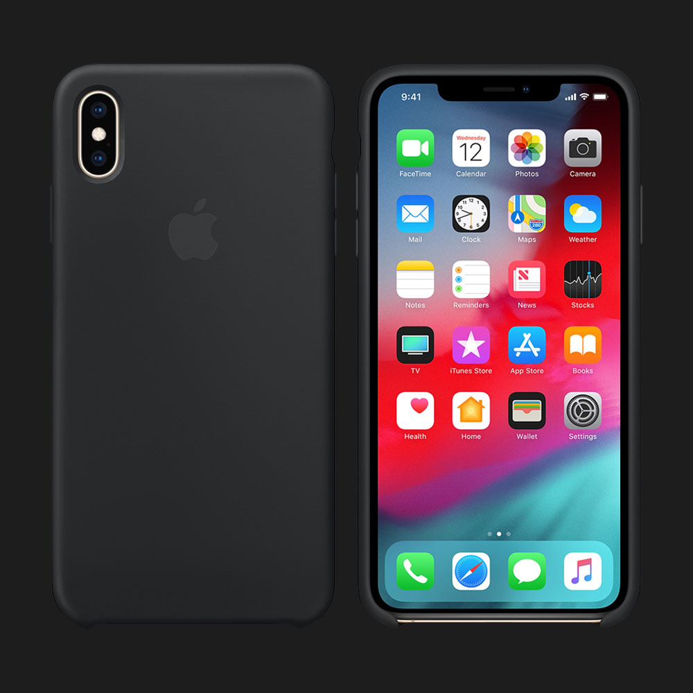 Оригінальний чохол Apple Silicone Case для iPhone Xs (Black)
