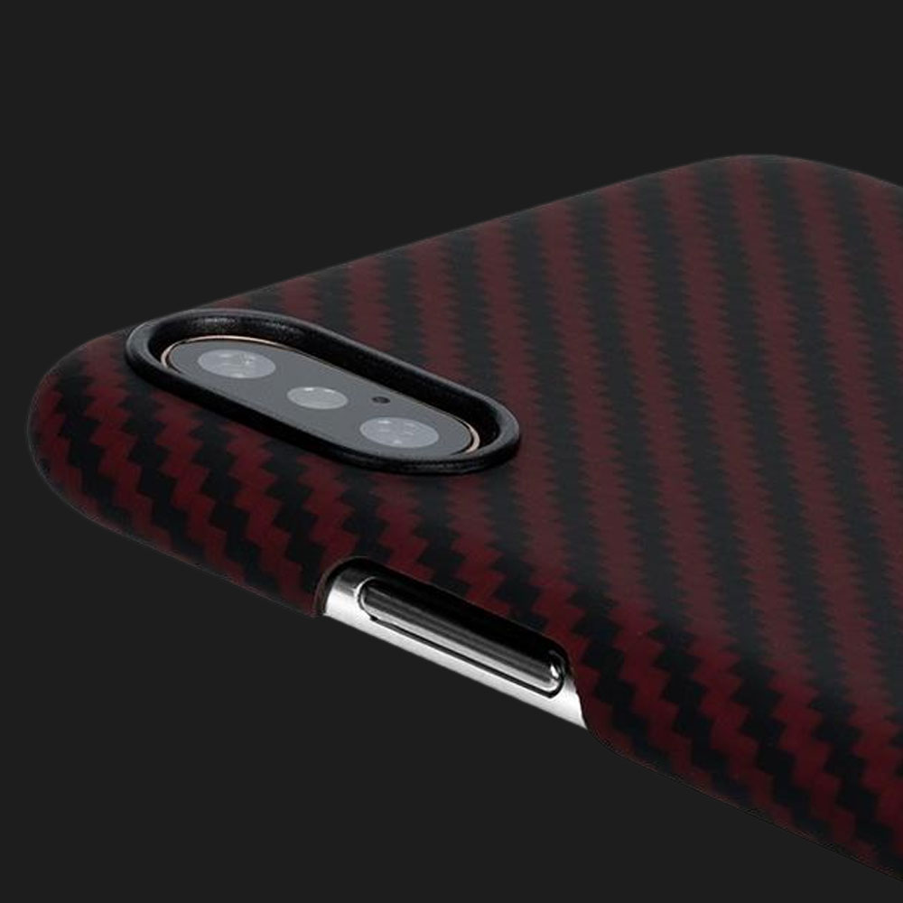 Pitaka MagEZ Case for iPhone Xs Max (Black / Red)