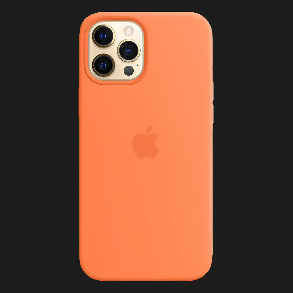 Оригінальний чохол Apple Silicone Case with MagSafe для iPhone 12 | 12 Pro (Kumquat) (MHKY3)