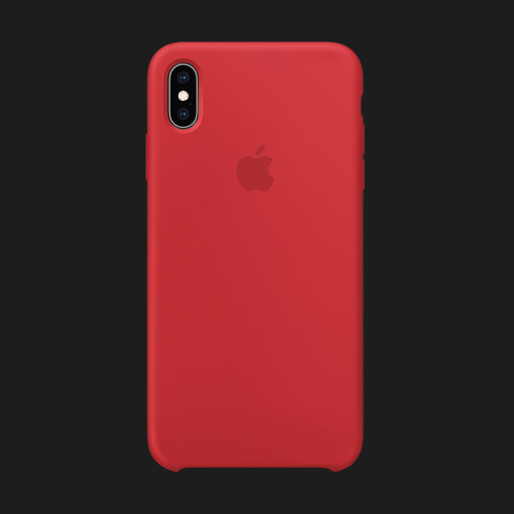 Оригінальний чохол Apple Silicone Case для iPhone Xs Max (PRODUCT RED)
