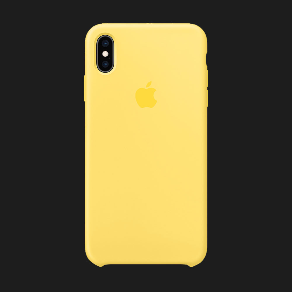 Оригінальний чохол Apple Silicone Case для iPhone Xs (Canary Yellow)