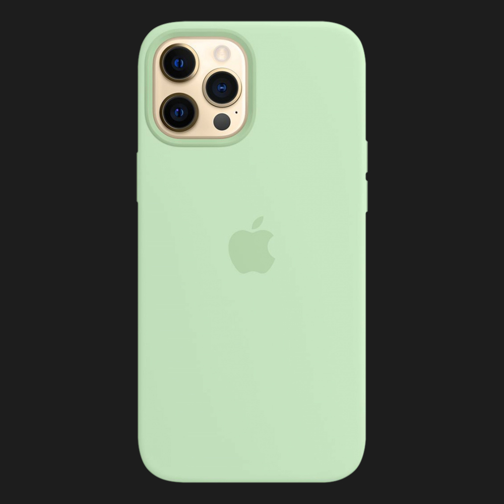 Оригінальний чохол Apple Silicone Case with MagSafe для iPhone 12 | 12 Pro (Pistachio) (MK003)