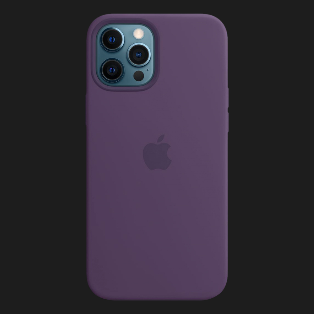Оригінальний чохол Apple Silicone Case with MagSafe для iPhone 12 | 12 Pro (Amethyst) (MK033)