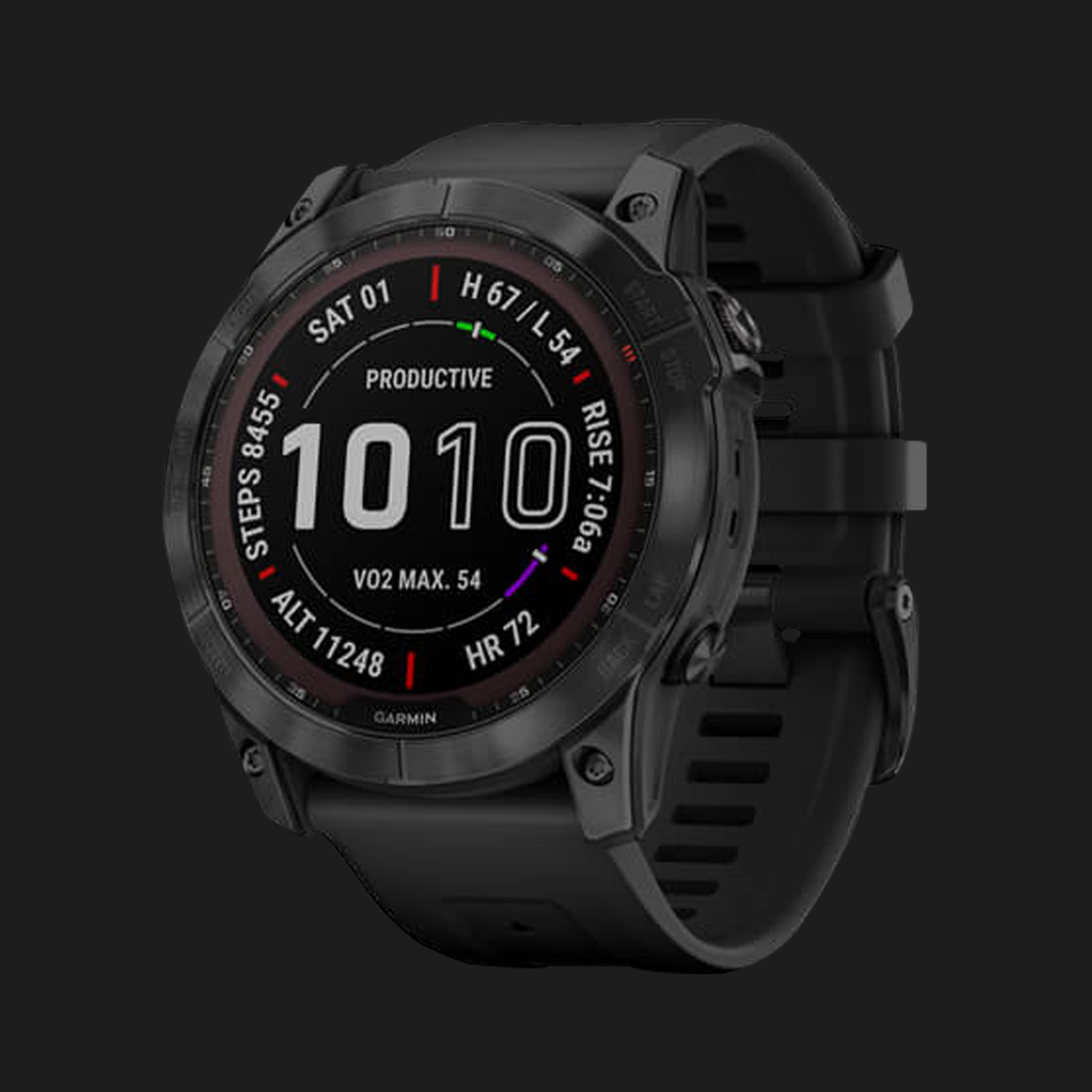 Купить Garmin Fenix 7X Sapphire Solar Black DLC Titanium with Black Band  (010-02541-22) — цены ⚡, отзывы ⚡, характеристики — ЯБКО